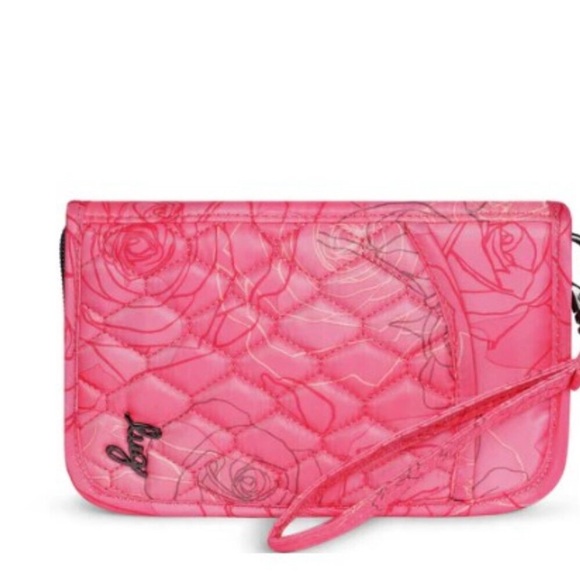 lug Limited Print Serenity Rose Tandem Wallet - Picture 9 of 11